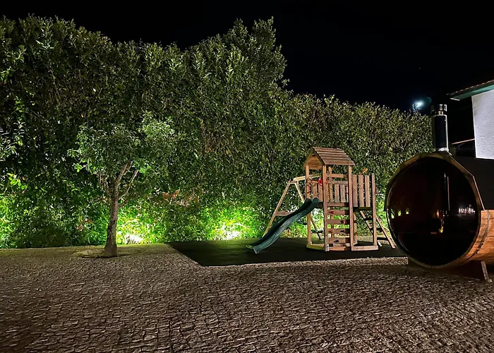 Sauna, Jacuzzi, Firepit, Playground - Oporto And 15min Apartament Sanfins